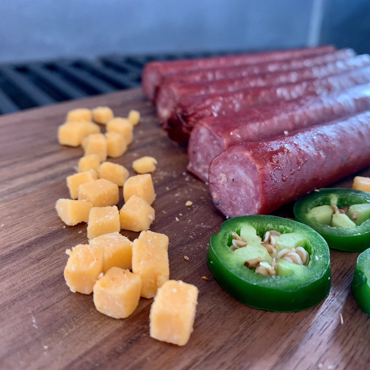 Venison and Pork Jalapeno and Cheese Snack Sticks image 1