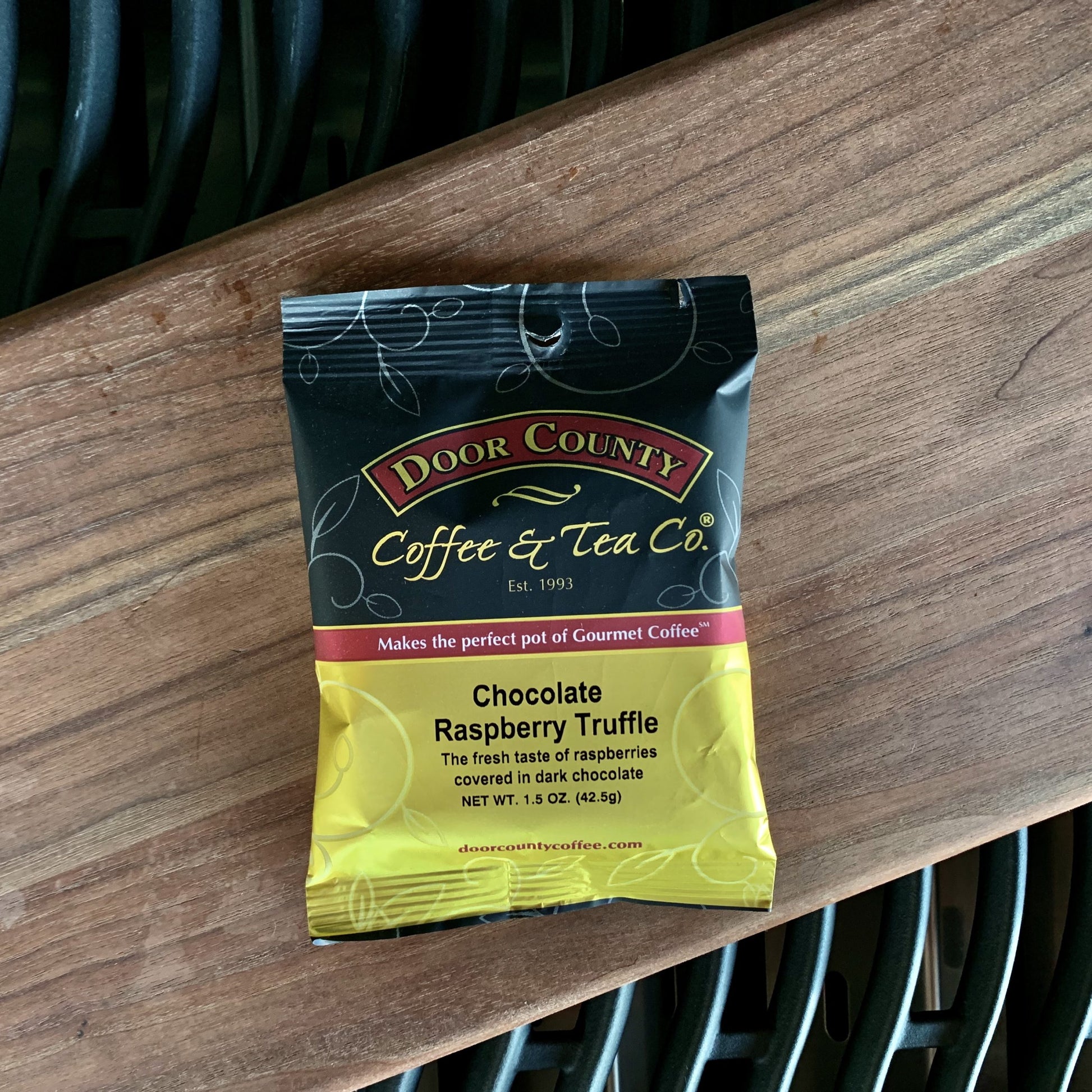 Door County Coffee Grounds - Chocolate Raspberry Truffle, 1.5 ounces image