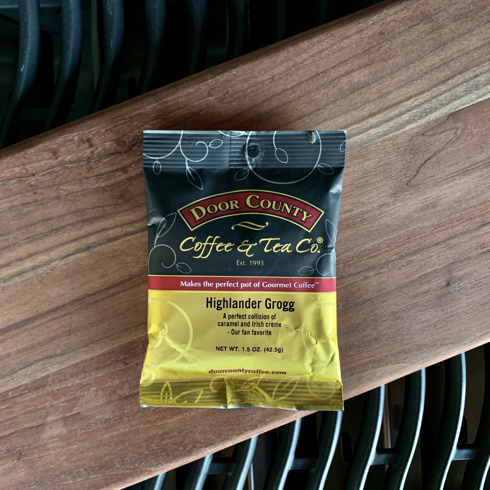 Door County Coffee Grounds - Highlander Grogg, 1.5 ounces image