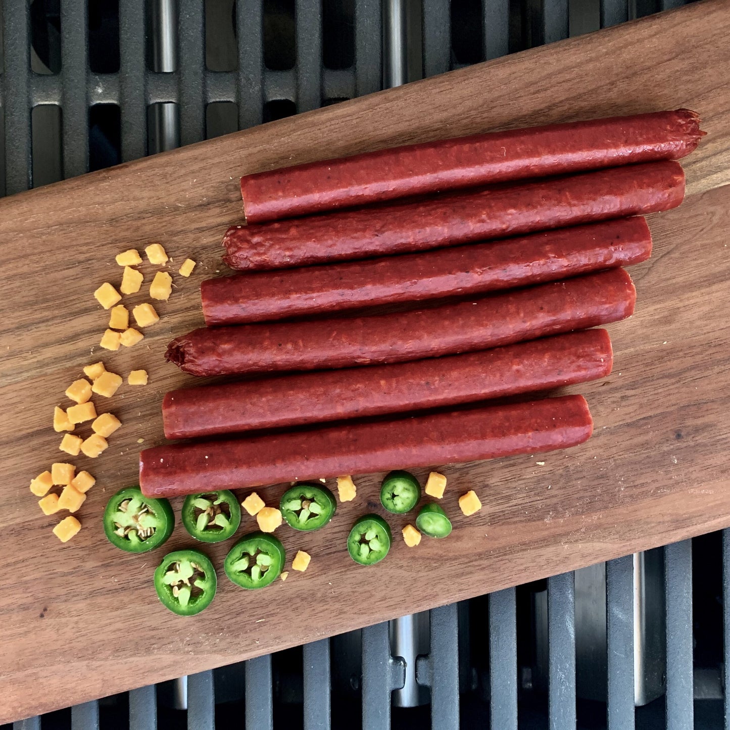 Venison and Pork Jalapeno and Cheese Snack Sticks image 0