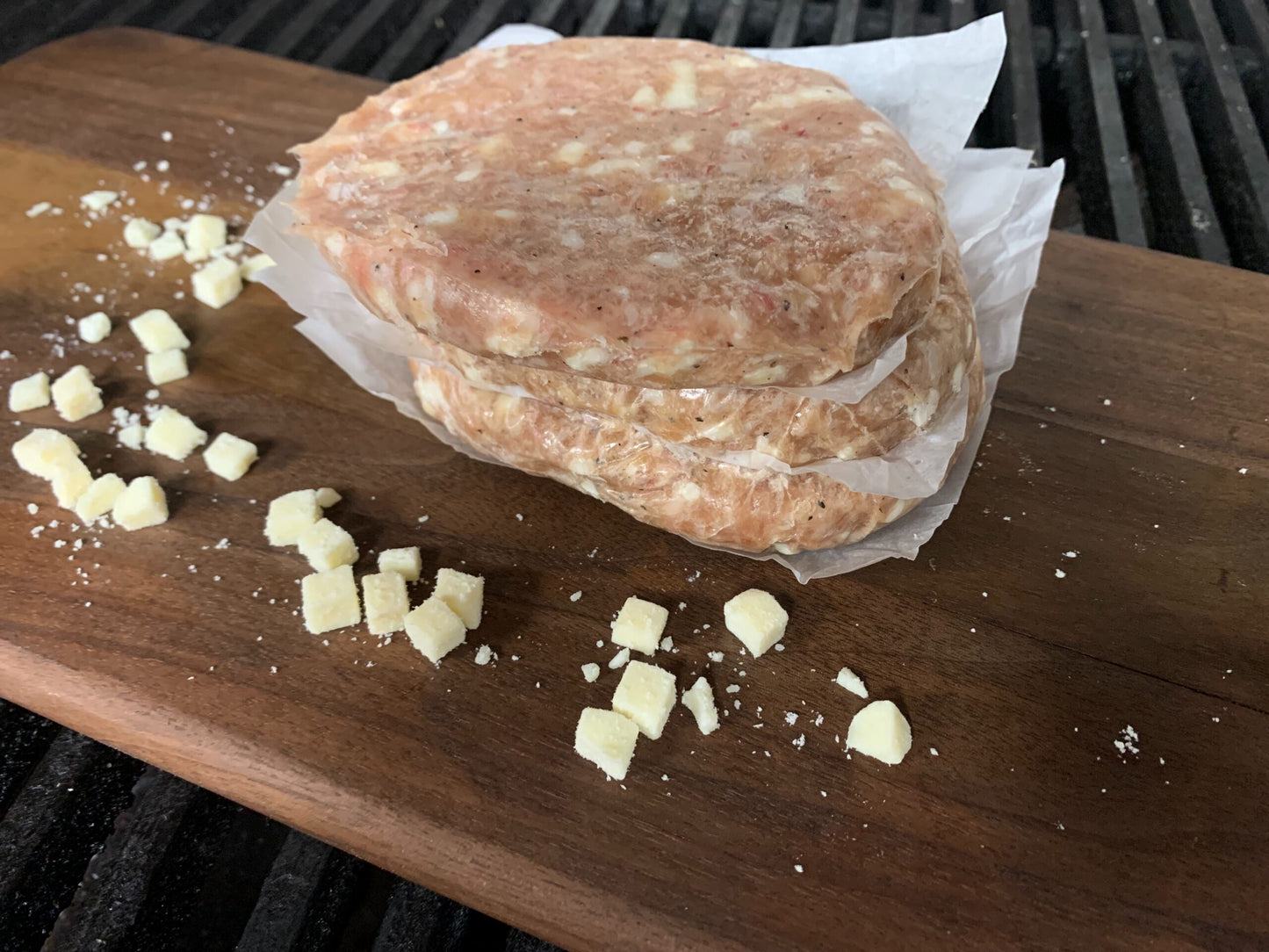 Chicken Cordon Bleu Bratwurst Patties image 1