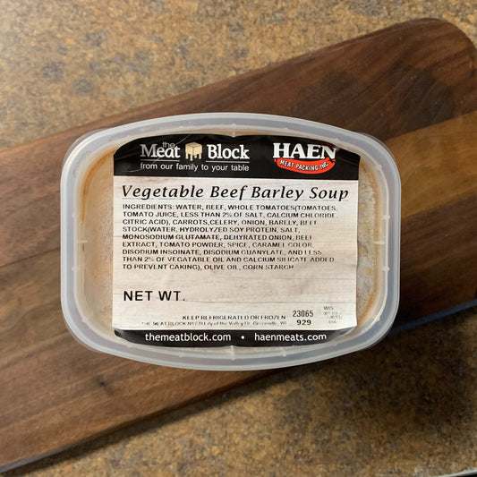 Vegetable Beef Barley Soup image 0