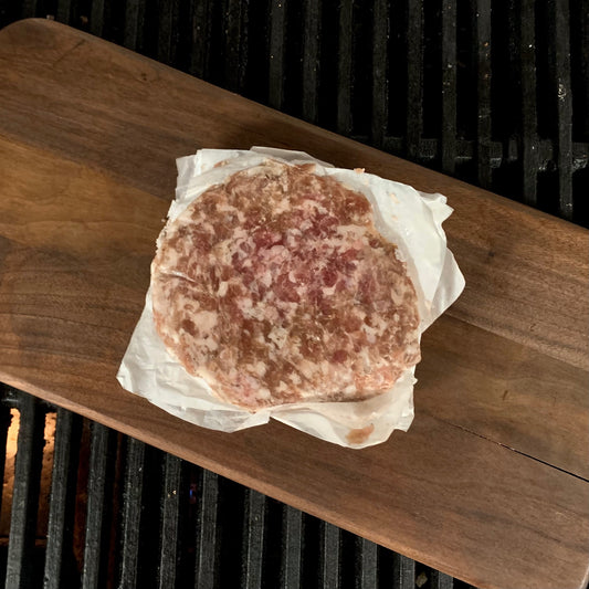 5 lb Box- Pork Bratwurst Patties
