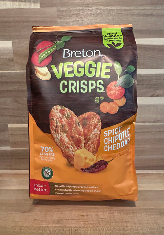 Breton Veggie Crisps Spicy Chipotle Cheddar