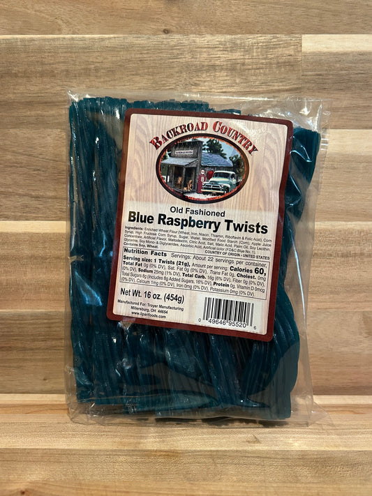 Blue Raspberry Candy Twists