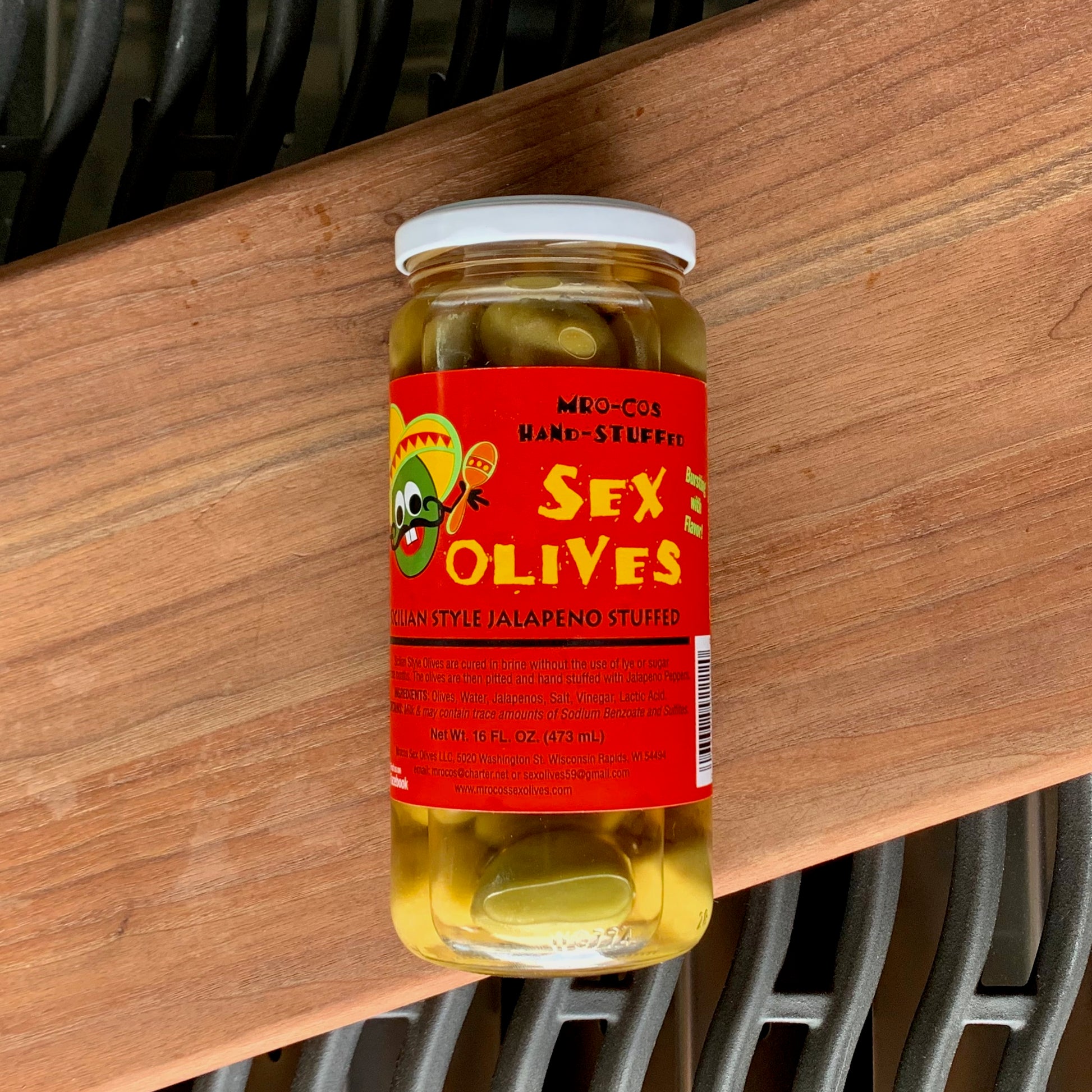 Mro-Cos Sex Olives - Jalapeno Stuffed image