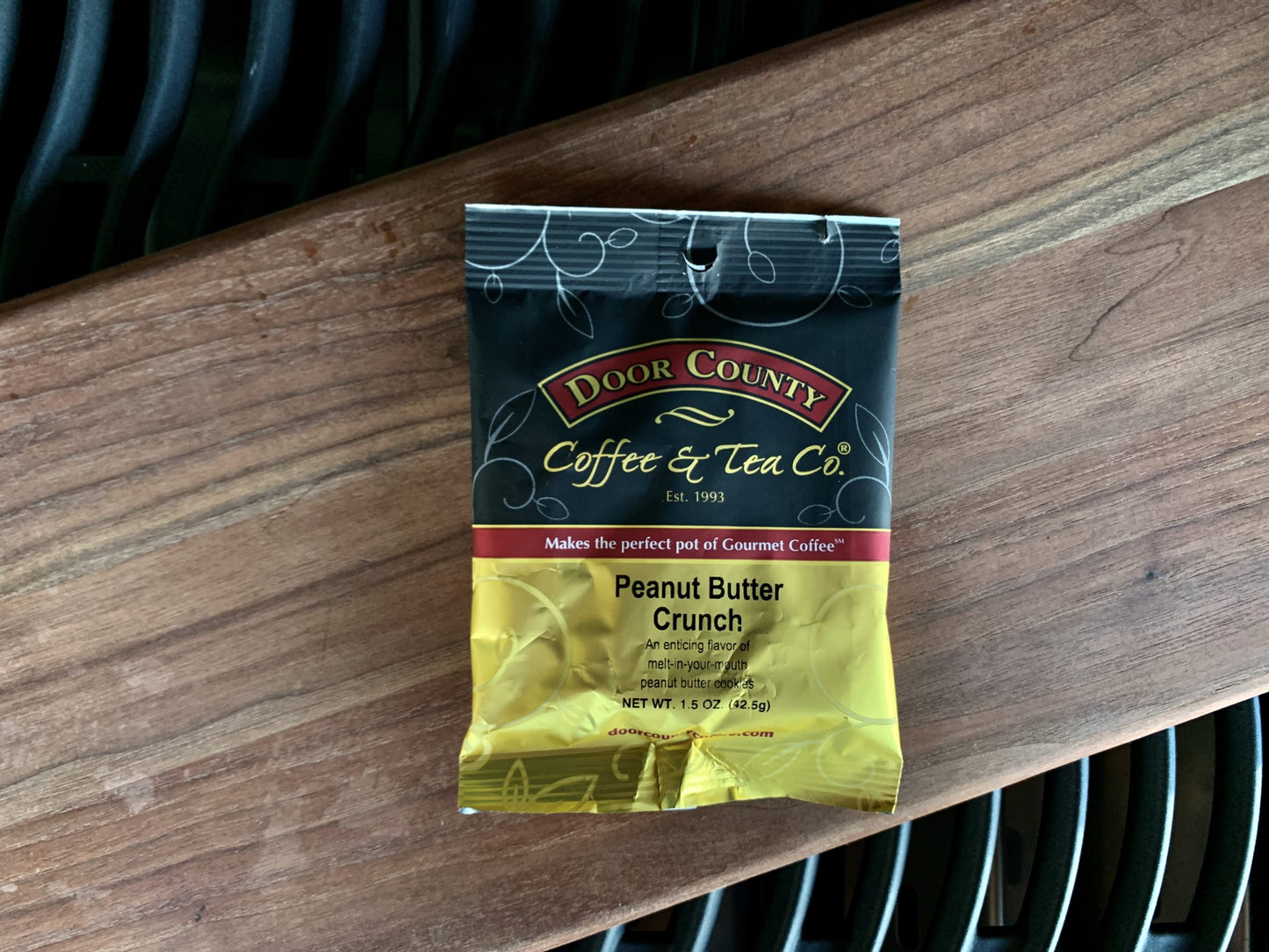 Door County Coffee Grounds - Peanut Butter Crunch, 1.5 ounces image